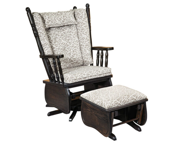 4 Post Minnie Swivel Glider and Ottoman