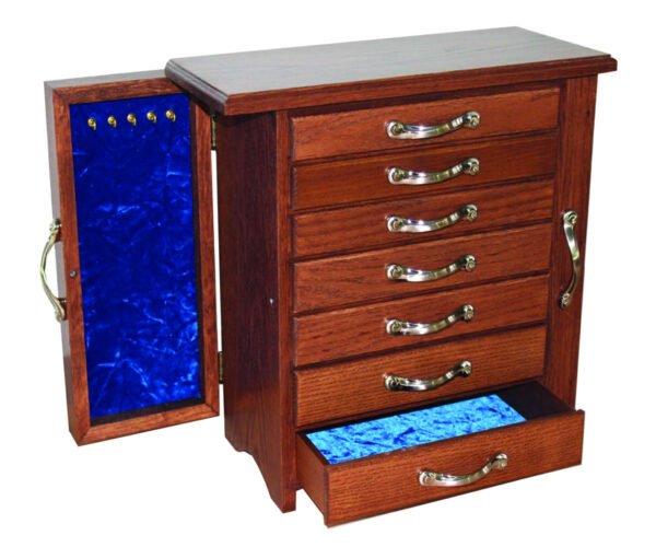 7-Drawer Jewelry Chest with Wings