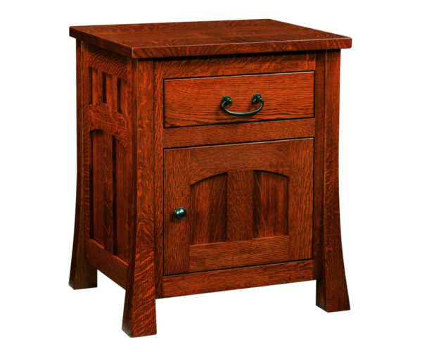 Bridgeport Mission 1 Drawer 1 Door Nightstand