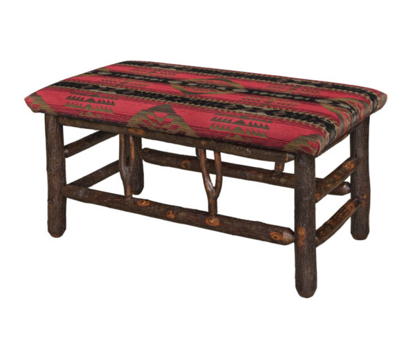 36" Bench With Fabric Seat