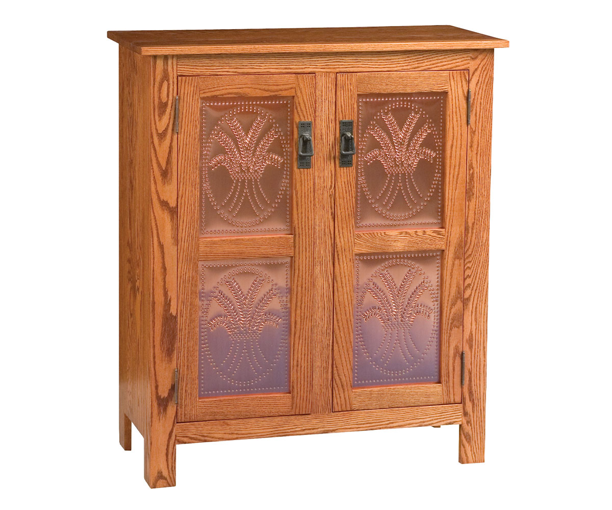 Mission Copper Panel Pie Safe