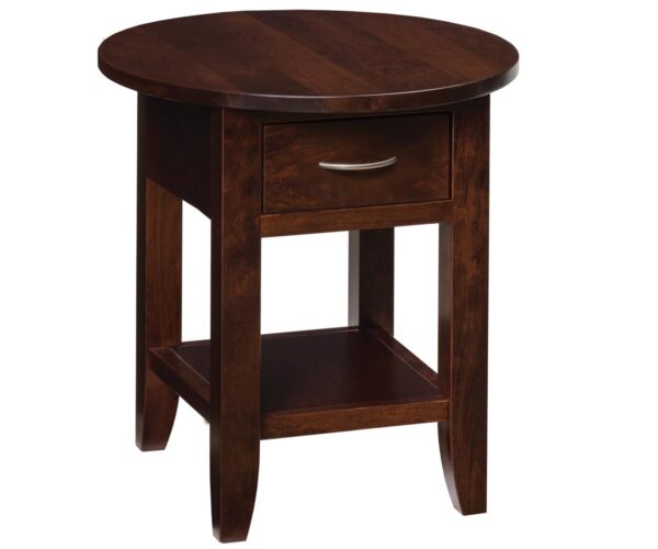 Barrington Oval Top Table with Shelf
