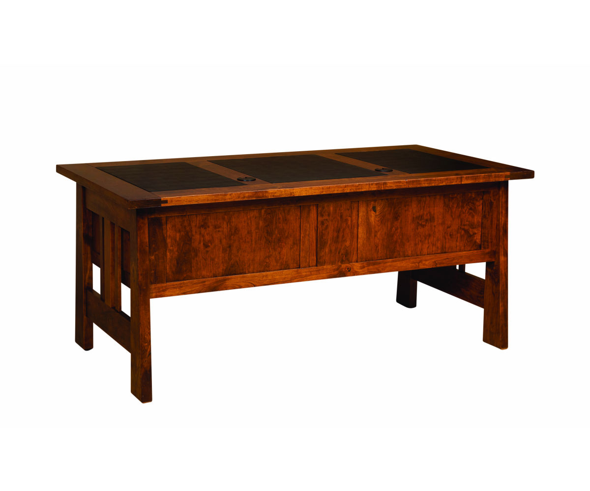 Freemont Mission Open Pedestal Desk - Image 2