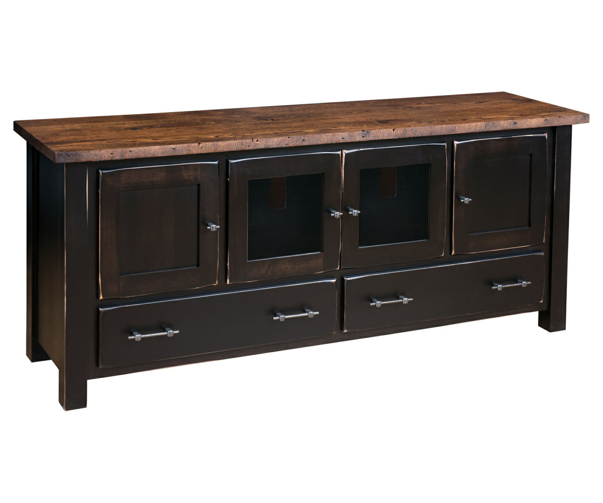 Reclaimed Barn Wood TV Stand - 70"