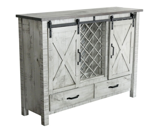 Sliding Barn Floor Wine Cabinet
