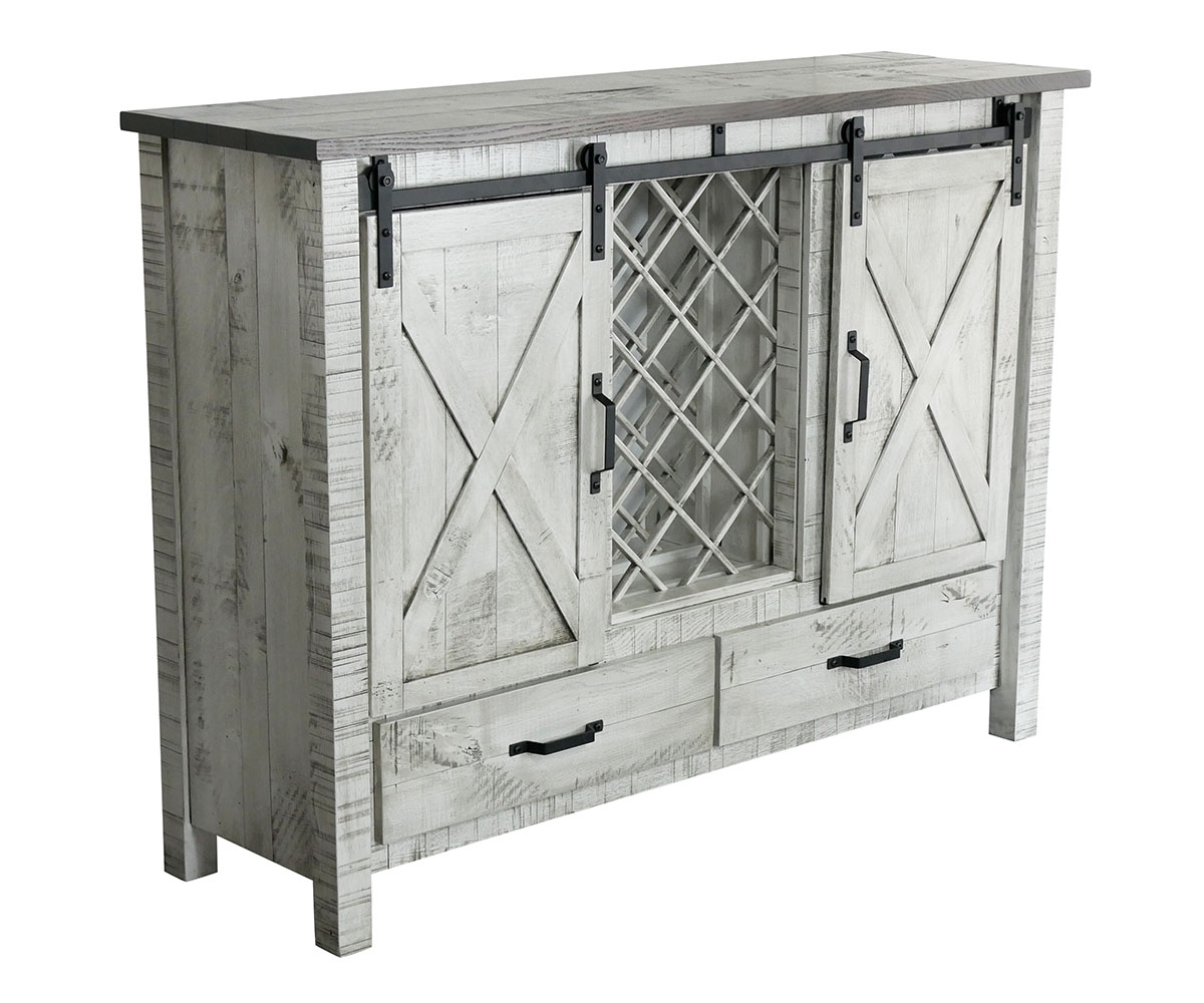 Sliding Barn Floor Wine Cabinet