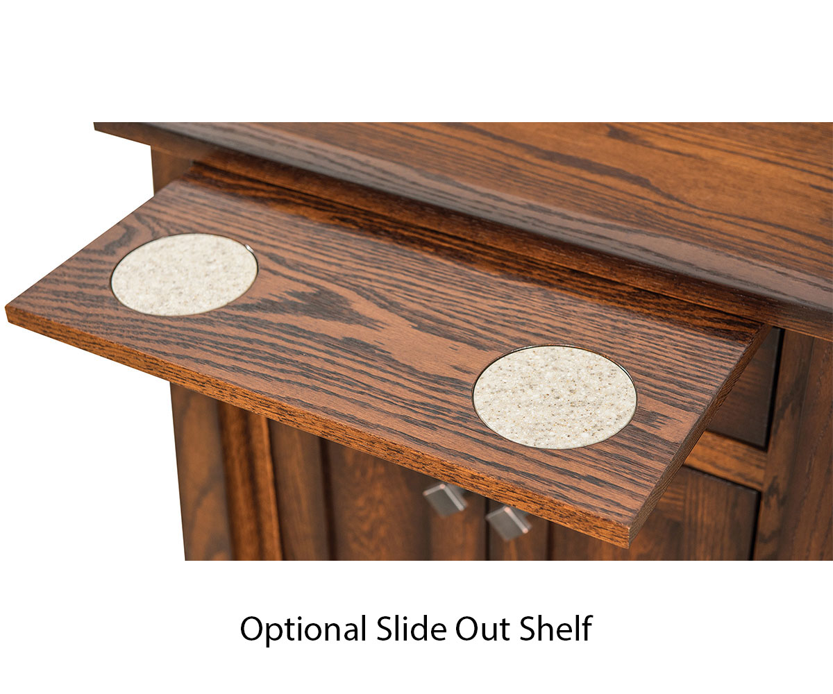 Granny Mission 1 Door 1 Drawer Nightstand - Image 5