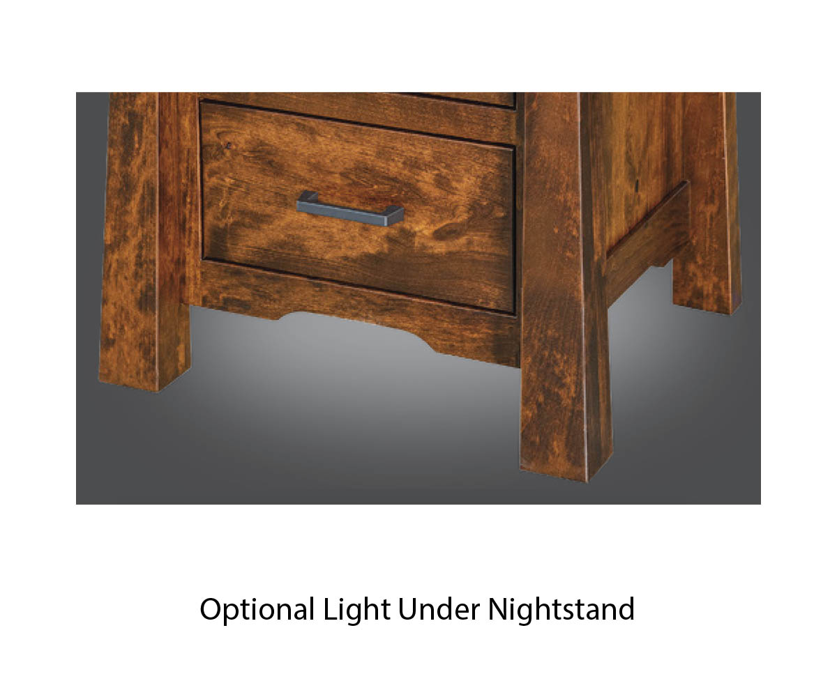 Brockport 1 Door 1 Drawer Nightstand - Image 7