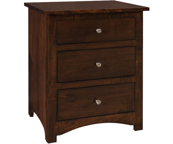 Shaker 3 Drawer Nightstand