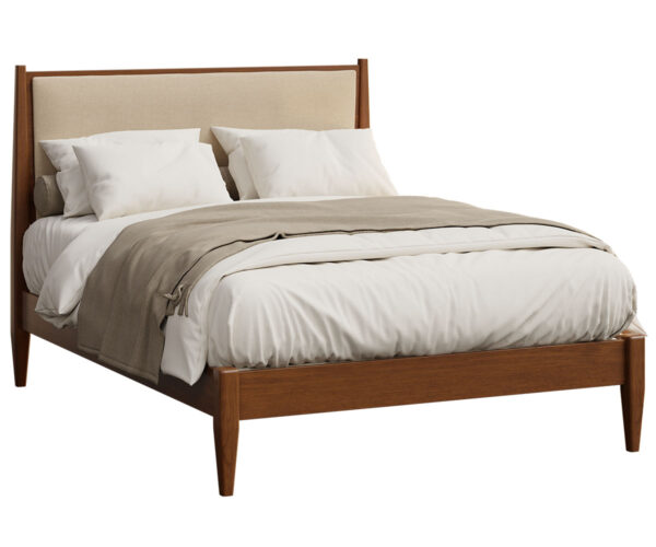 Nantucket Queen Bed with Fabric Headboard